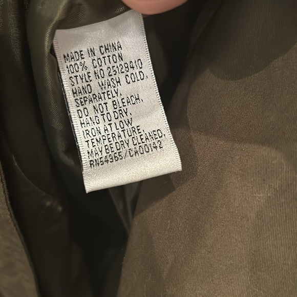 Bianca Nygarg - Military Green Button Up Light Jacket with Pockets Size 6 Women - Picture 6 of 8